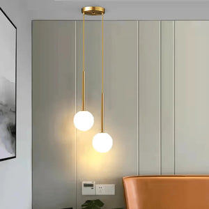 Luminária Pendente Esférica Britânica