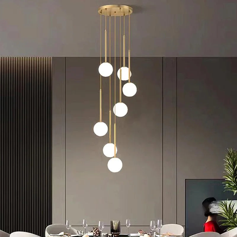 Luminária Pendente Esférica Britânica
