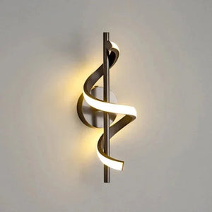 Luminário Pendente Espiral | 3 Tons de Iluminação