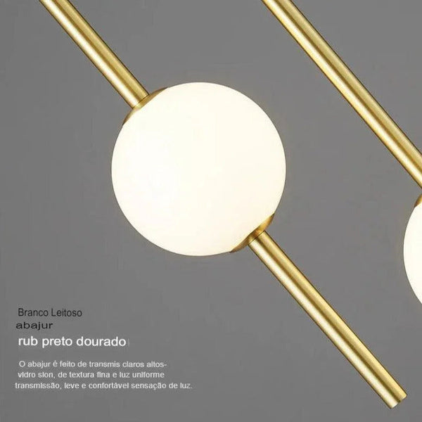 Luminária Pendente Esférica