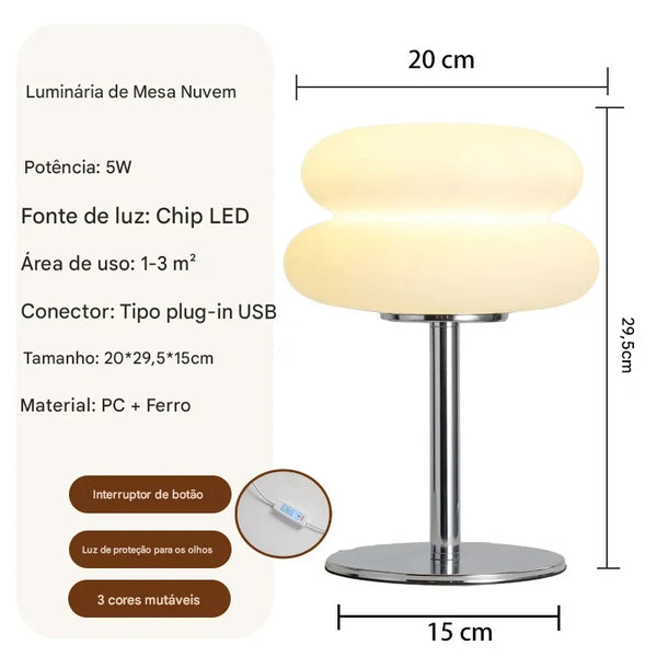 Luminária led para mesa