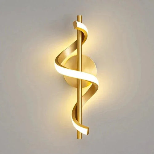 Luminário Pendente Espiral | 3 Tons de Iluminação