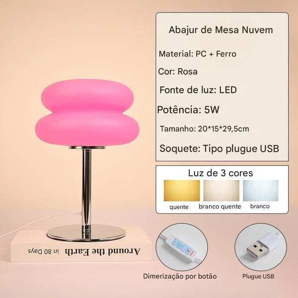 Luminária led para mesa