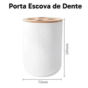 Kit para Banheiro Bambu